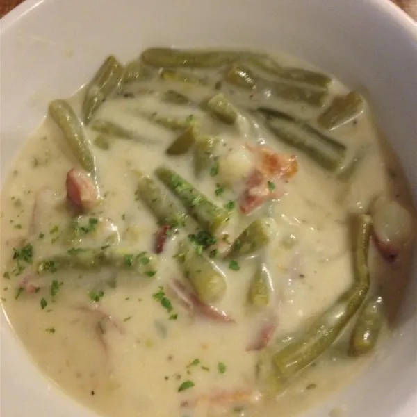 Przepis Zupa z Zielonej Fasoli