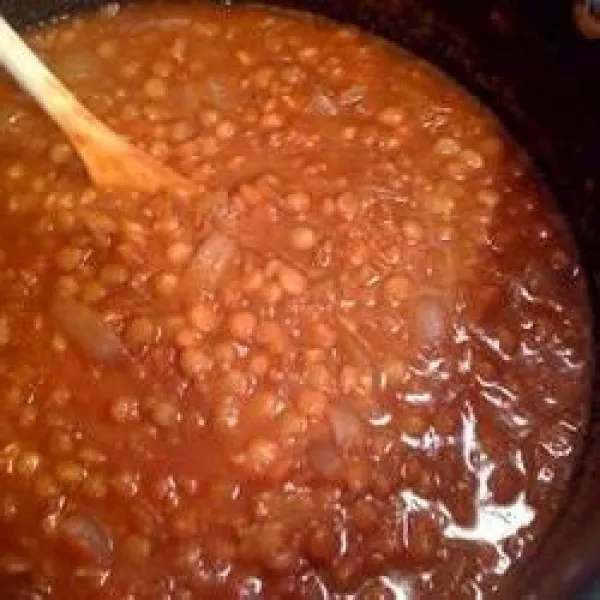 receta Soupe de lentilles à la tomate