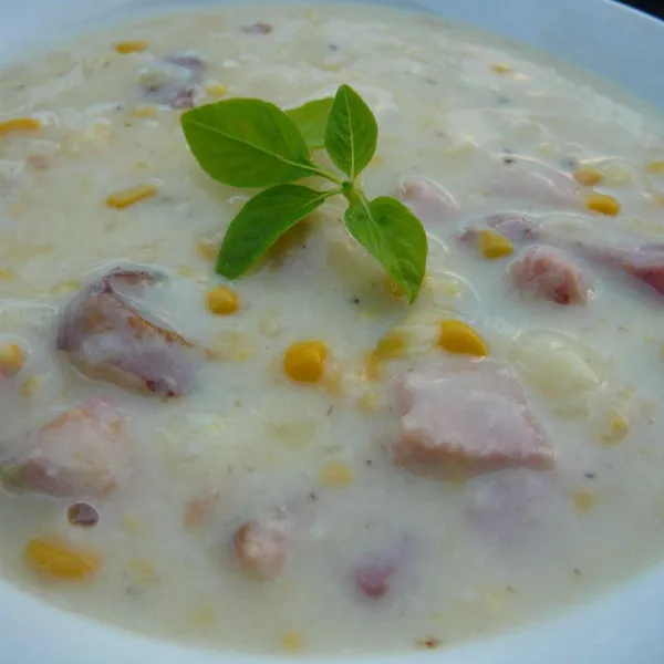 receta Soupe de maïs I