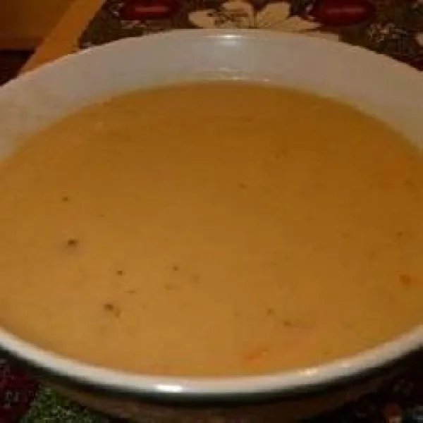 receta Soupe à la moutarde et aux poireaux avec fromage