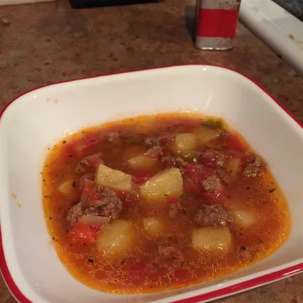 receta Potato Soup With Kick