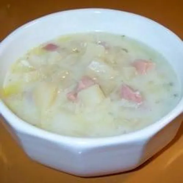 receta Soupe aux pommes de terre à la mijoteuse