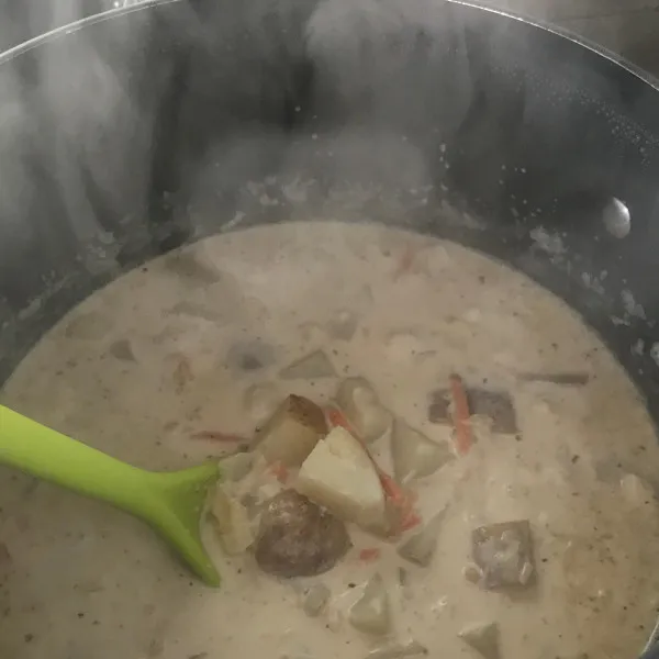 receta Soupe de pommes de terre I