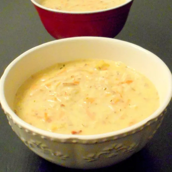 receta Soupe aux pommes de terre VII