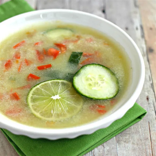 recetas Sopa De Pepino Con Tomates