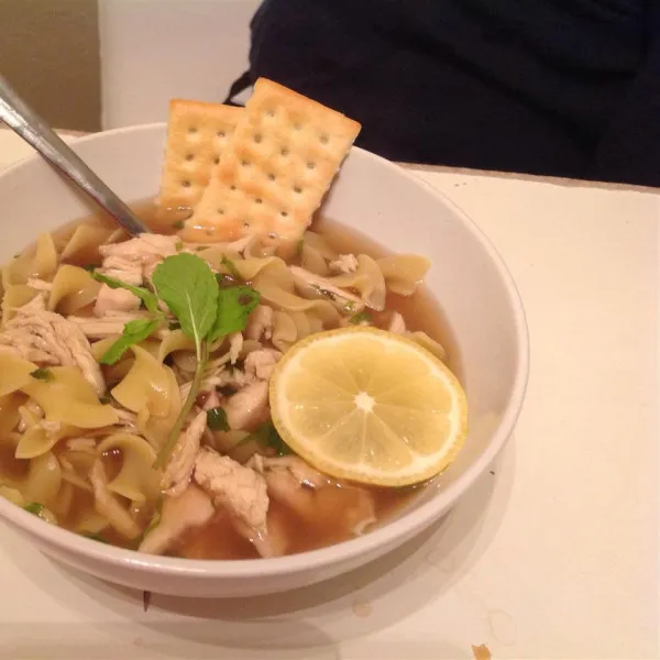 receta Sopa De Pollo A La Portuguesa II