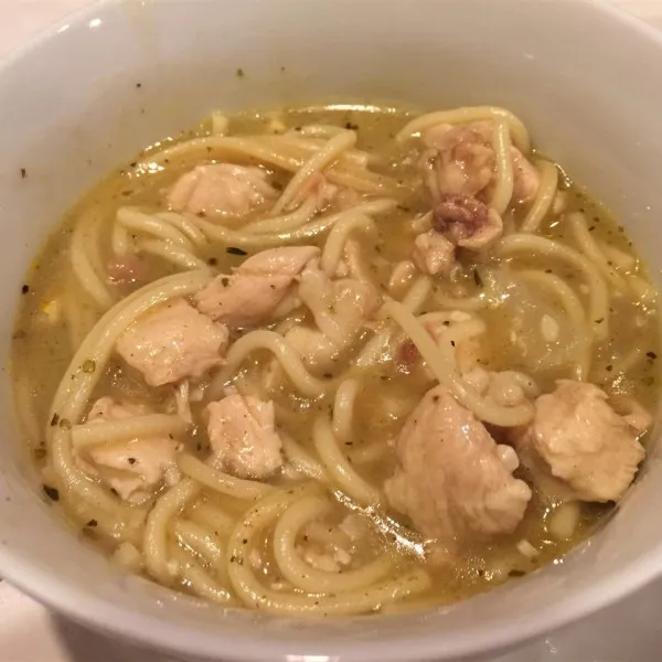 receta Sopa De Pollo Con Fideos I
