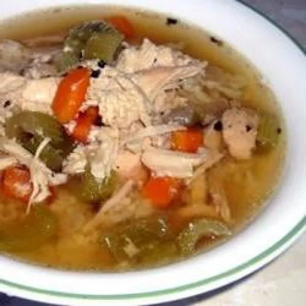 receta Soupe au poulet de la belle-mère