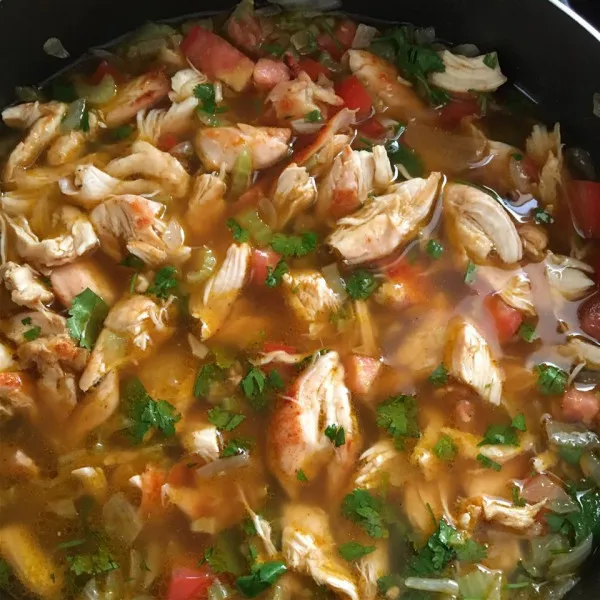 receta Sopa De Pollo Mexicana