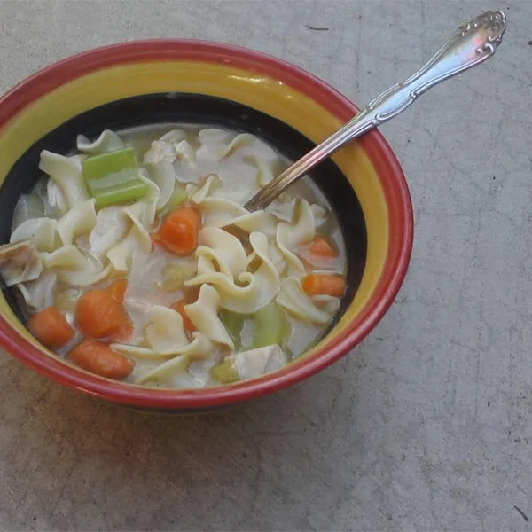 receta Soupe au Poulet Régulière