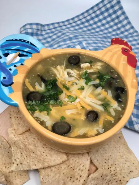 receta Sopa De Pollo Y Tomatillo