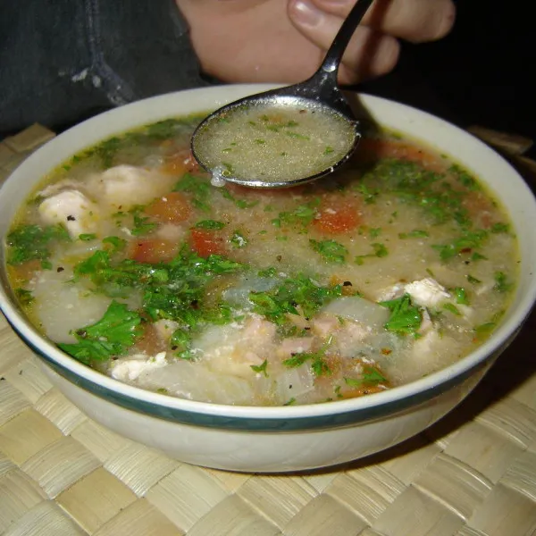 receta Sopa De Pollo