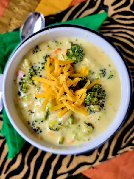 receta Soupe de Brocoli Rôti et Fromage