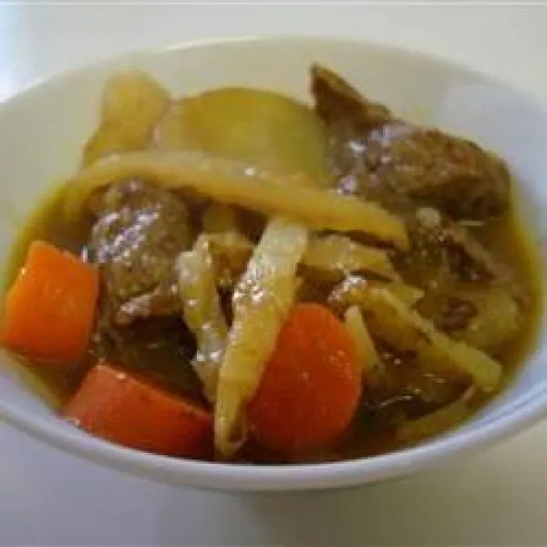 receta Soupe de boeuf au curry