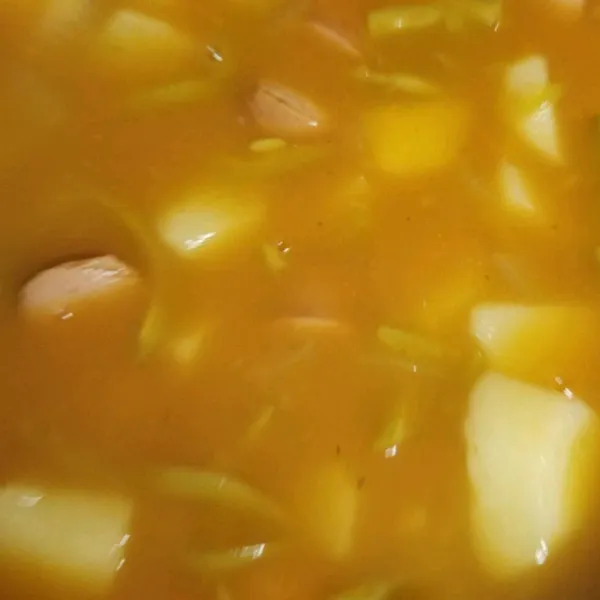 receta Soupe à la saucisse