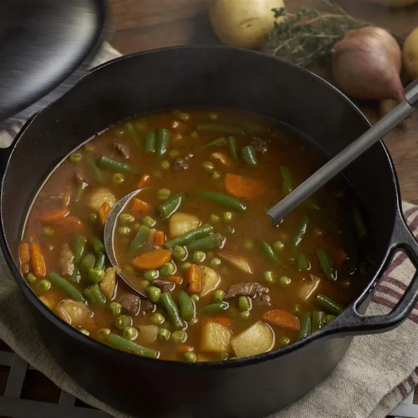 receta Soupe de Boeuf & Légumes