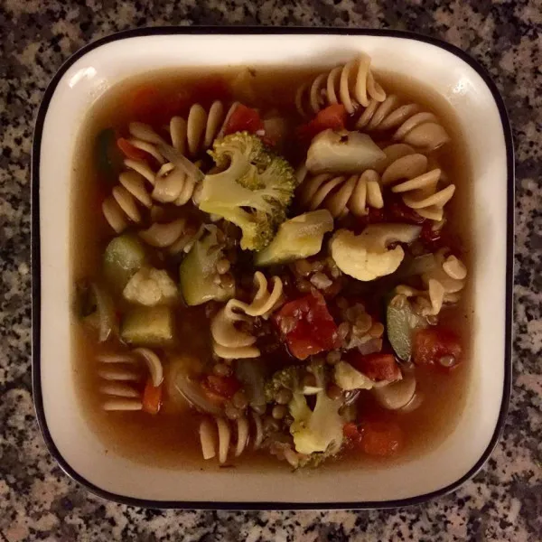 receta Soupe aux courgettes et tomates II