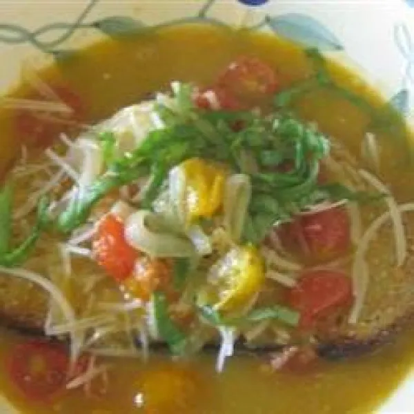receta Sopa De Tomate Y Pan