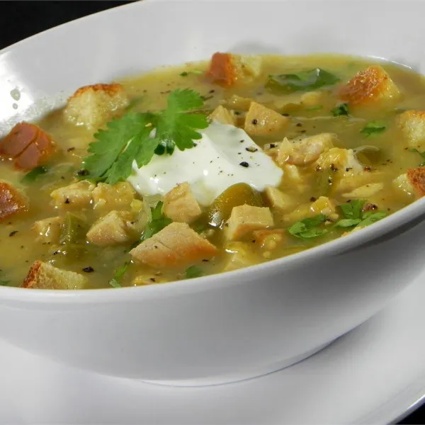 receta Sopa De Tomatillo