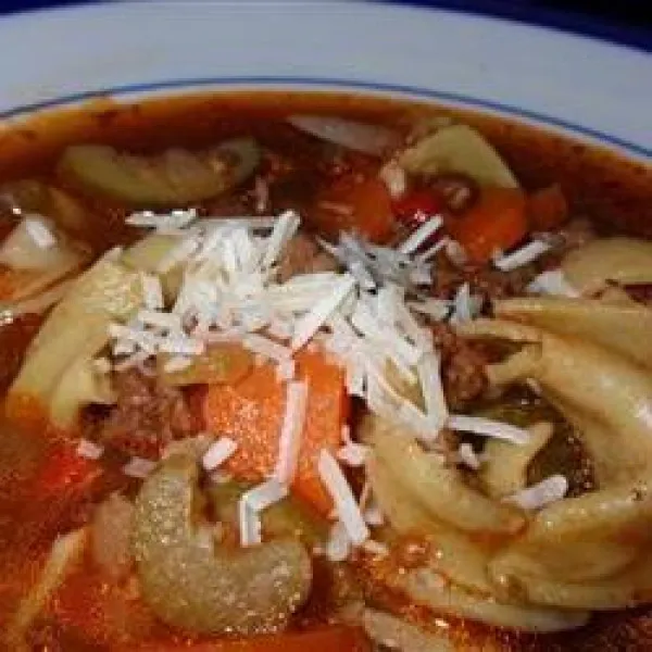receta Soupe Charlotte Tortellini