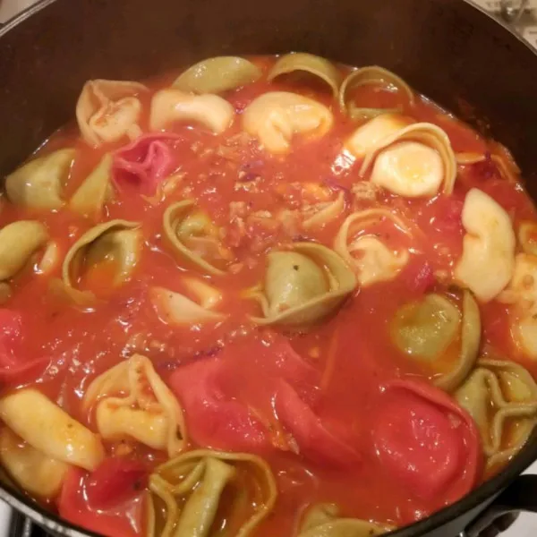 receta Soupe aux tortellinis II