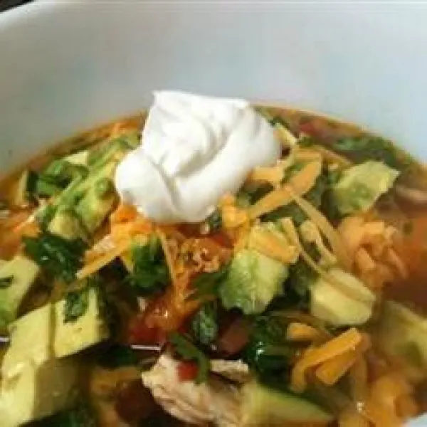 receta Sopa De Tortilla Y Frijoles