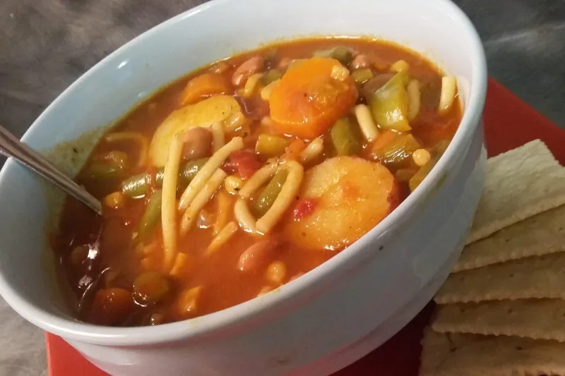 receta Soupe aux légumes rapide et facile