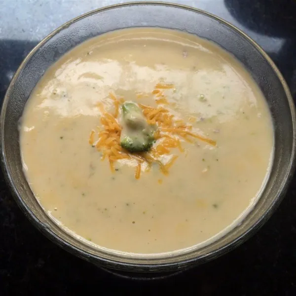 receta Sopa Fácil De Crema De Brócoli Con Queso