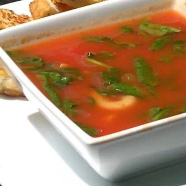 receta Soupe florentine aux tomates I