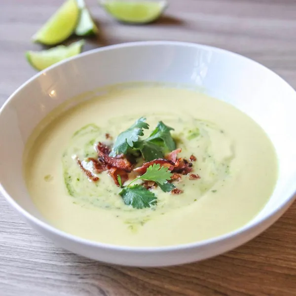 receta Sopa Fría De Coliflor Y Maíz