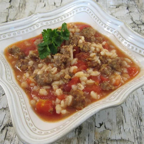 receta Sopa Italiana De Cebada Y Res De Mamá