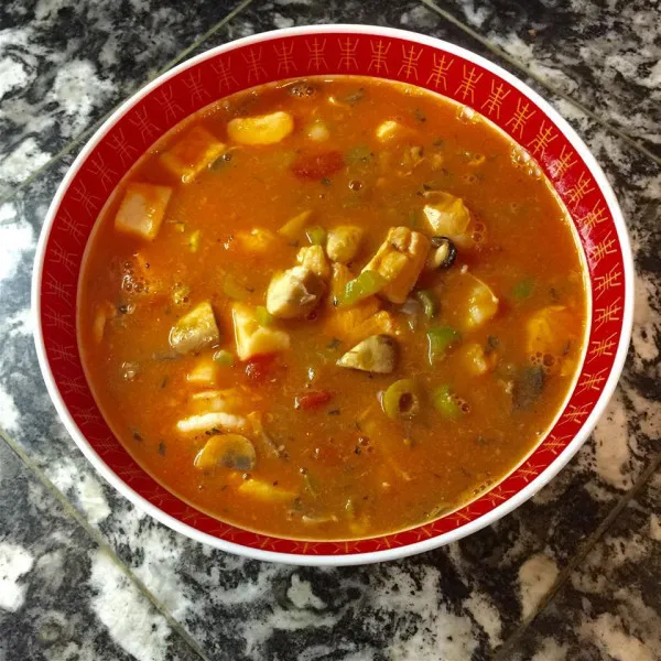 recette Soupe de poisson méditerranéenne