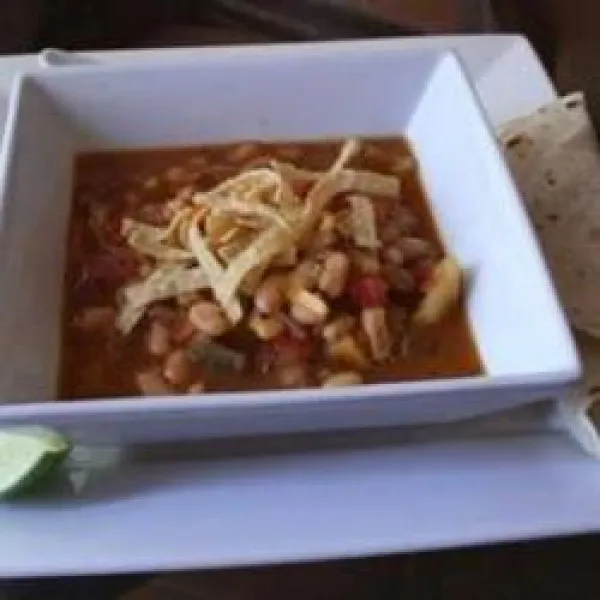 receta Soupe mexicaine aux haricots et à la citrouille