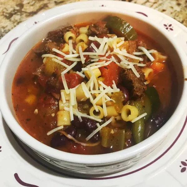 receta Sopa Minestrone Abundante (Instant Pot®)