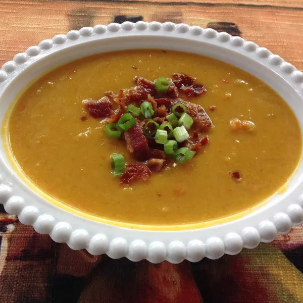 receta Sopa Navideña De Calabaza Butternut Y Manzana