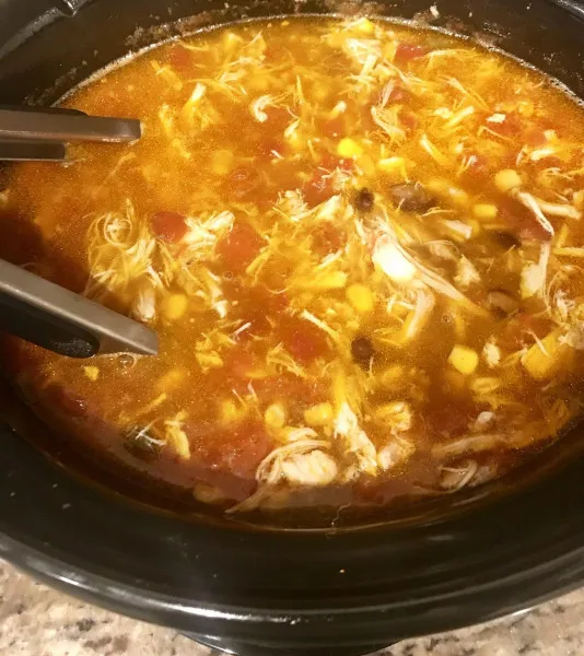 przepisy PAM wolnowarowa pikantna zupa tortilla z kurczakiem
