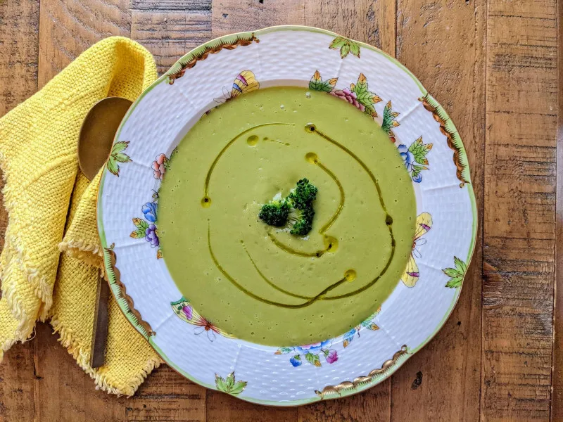 recetas Sopa Suave De Brócoli Vitamix®