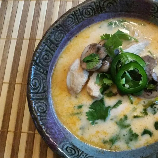 recetas Sopa Tailandesa De Pollo Picante