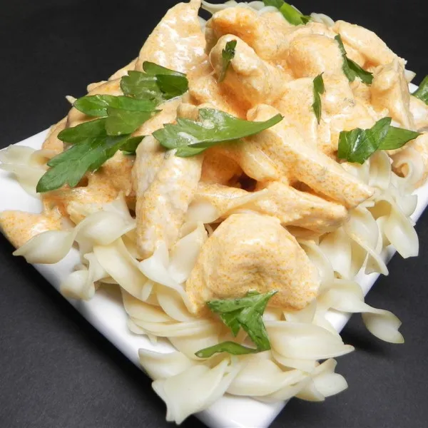 receta Stroganoff De Ala Caliente