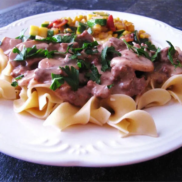 receta Easy Beef Stroganoff