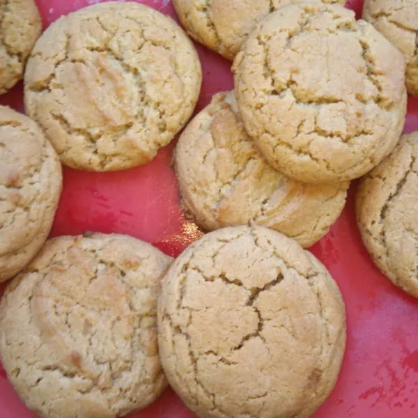 receta Suaves Galletas De Mantequilla De Cacahuete