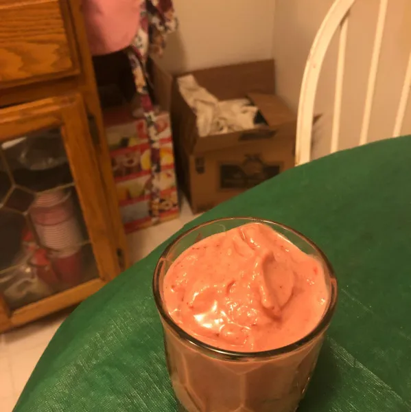 receta Super smoothie fraise-mangue