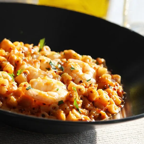 receta Super Pasta And Chickpeas