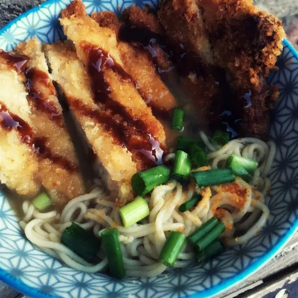 receta Surface d'huile de calligraphie Tonkatsu (perte grossiÃ¨re et surface de la salle de porc)