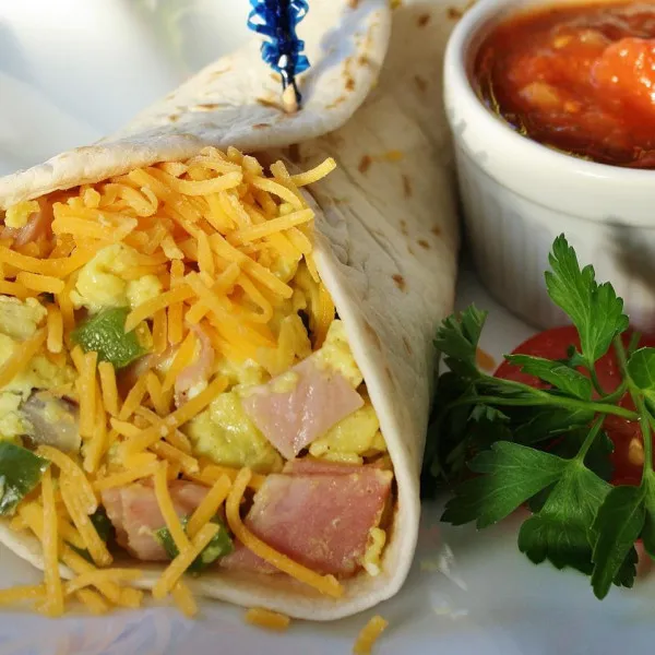 receta Denver Tortilla Breakfast Taco