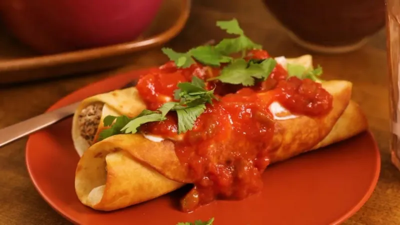 receta Tacos Arrollados