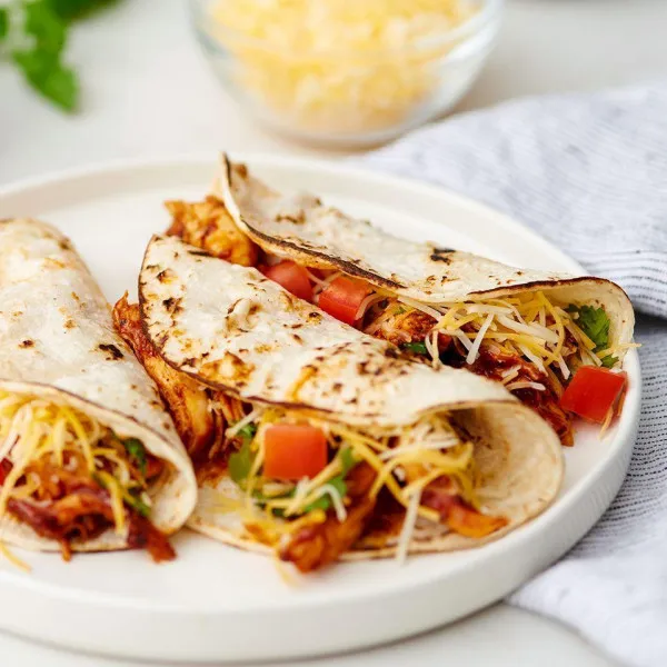 receta Tacos De Pollo A La Barbacoa Del Suroeste