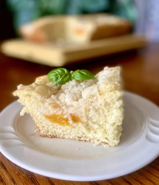 przepisy Apricot Crumble Tart