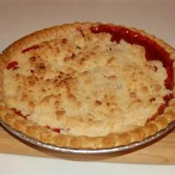 receta Tarte Crumble Rhubarbe