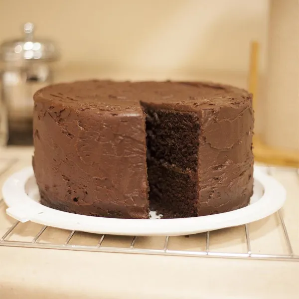 receta Gâteau au chocolat noir II